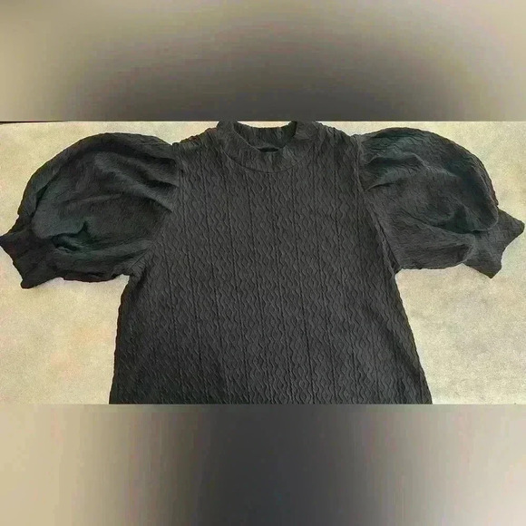 Shein Essence Plus Size Women's Elegant and Breathable Puff-sleeved top (575) - Picture 11 of 16